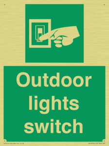 Outdoor lights switch